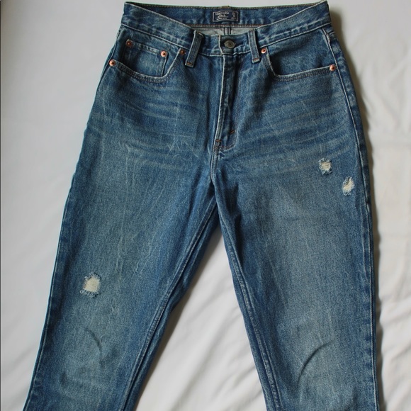 Abercrombie & Fitch Mom jeans, size 25 or 0 regular. - Picture 4 of 5